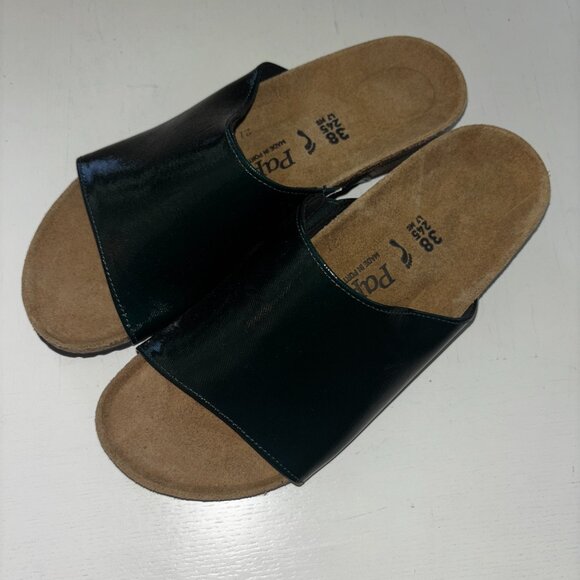 NEW | BIRKENSTOCK Pappillio NamicaTex Glossy Dark GREEN Narrow EU 38 - Picture 5 of 8